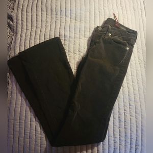 AG Adriano Goldschmied The Angel Brown Bootcut Corduroy Pants (Size 25)